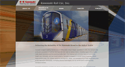 Desktop Screenshot of kawasakirailcar.com